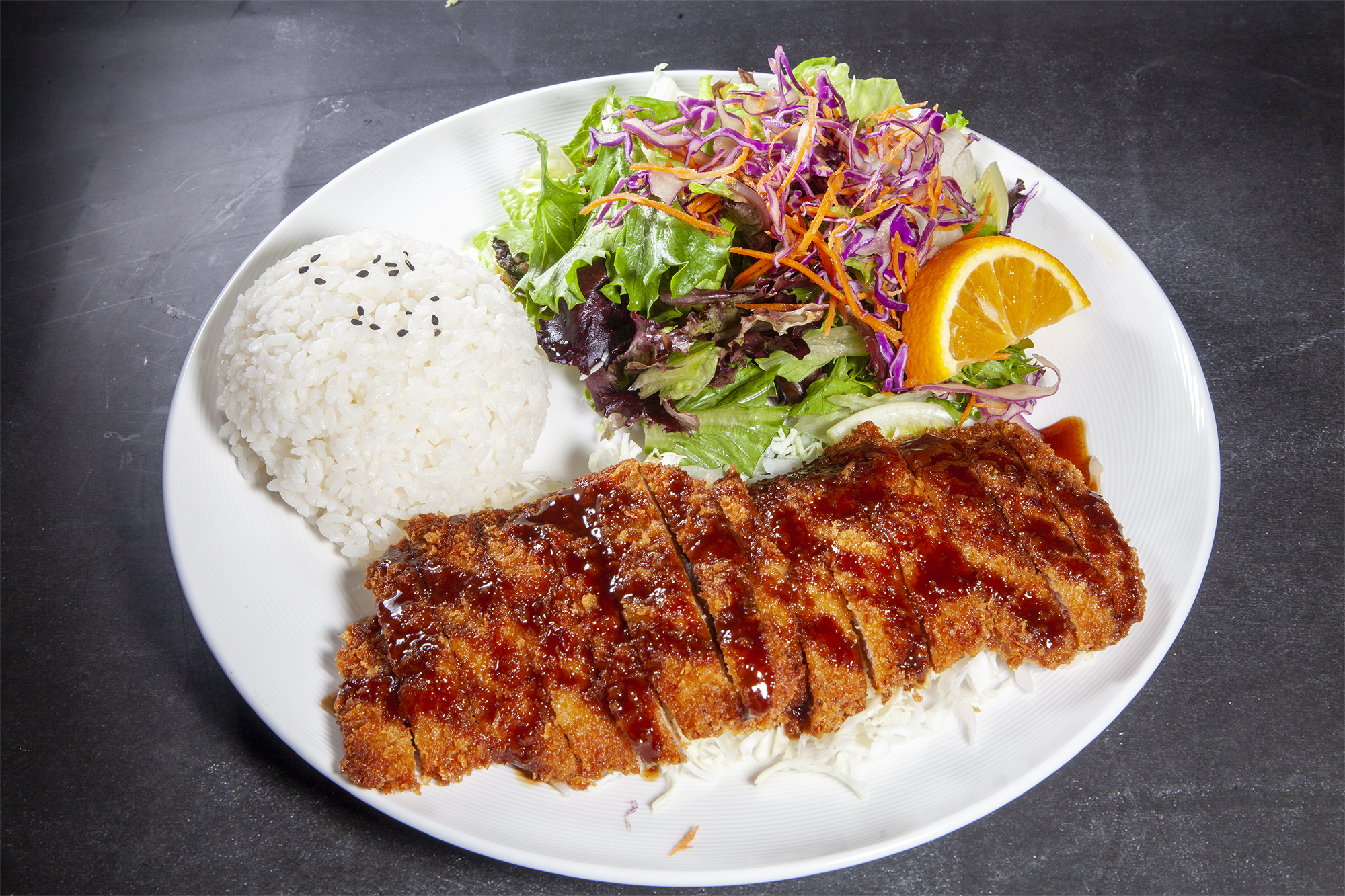 Arranged Food and Objects