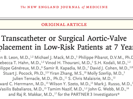 Resumo Partner 3 low risk seguimento de 7 anos.