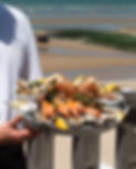 Plateau de fruits de mer, bord de mer (Café de la Difgue - Cabourg)