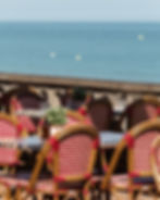 Terrasse, vue mer