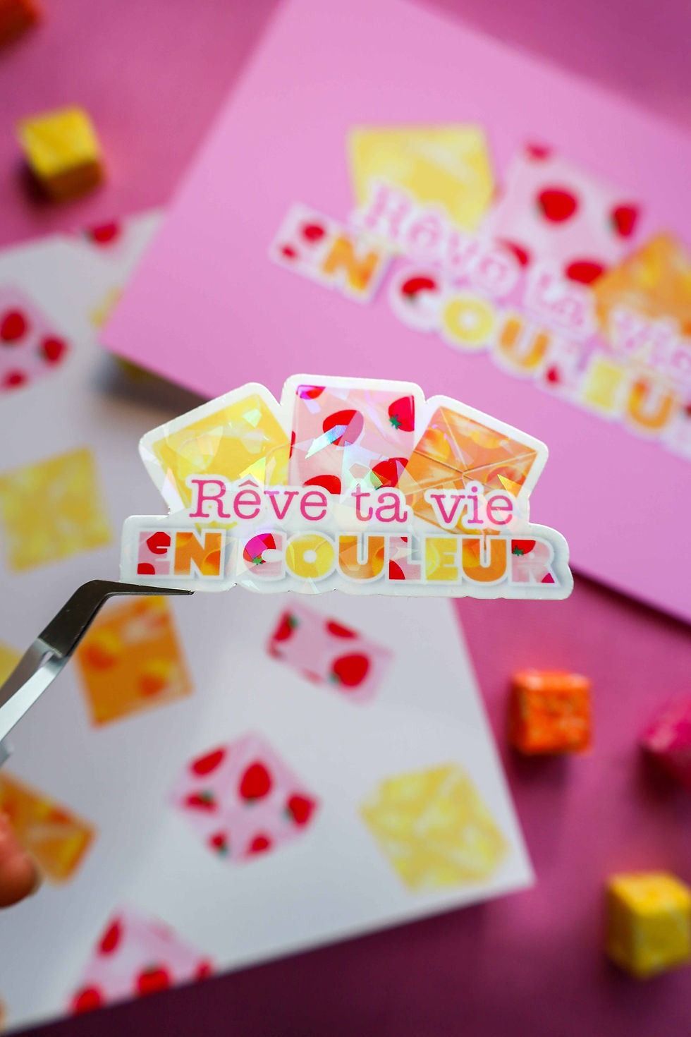 Miniature : Stickers rêve ta vie en couleur