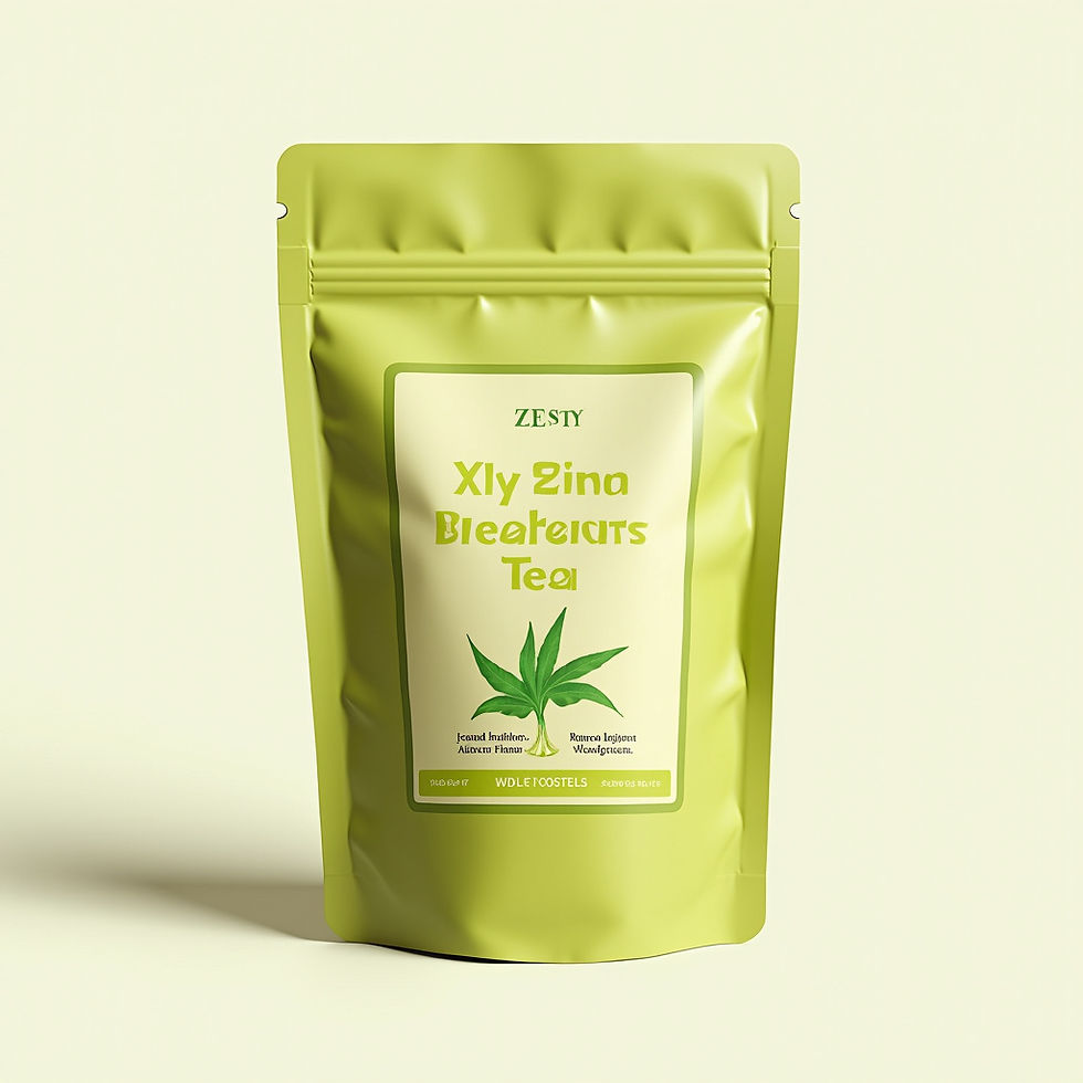 Zesty Wheatgrass Tea