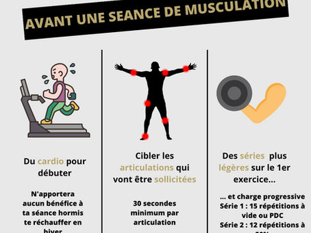 Comment bien s'échauffer avant une séance de musculation