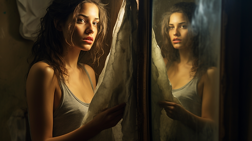 jancer_me_as_a_beautifull_lady_looking_into_a_dirty_mirror_try_392fede2-29e5-4589-b43f-400