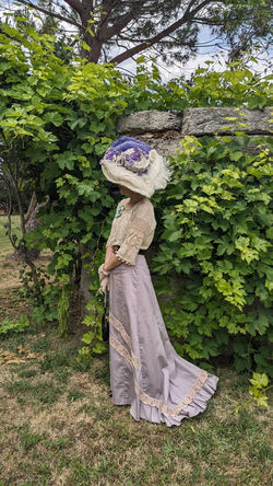 Robe de garden party fin 1900