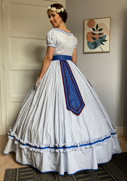 Robe de bal 1850