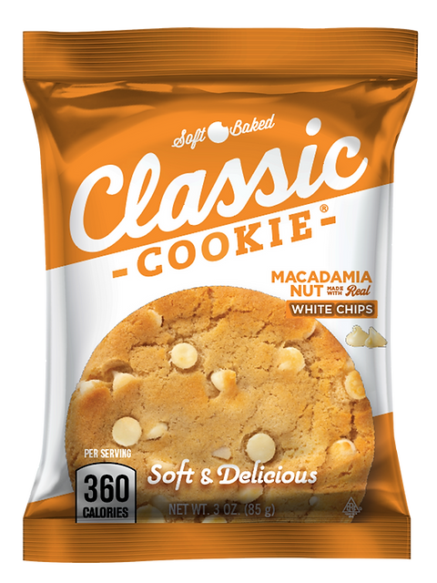 Macadamia Nut made with White Chips - 3oz Cookies Macadamia Nut made with White Chips - 3oz Cookies