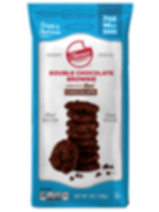 Classic Cookie® Double Chocolate Brownie Mini Cookies - 7oz Crispy Cookie Bag