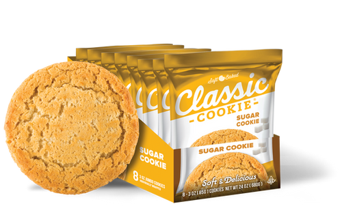 Classic Cookie® Sugar Cookie Soft-Baked Cookie - 8 Count Snack Box
