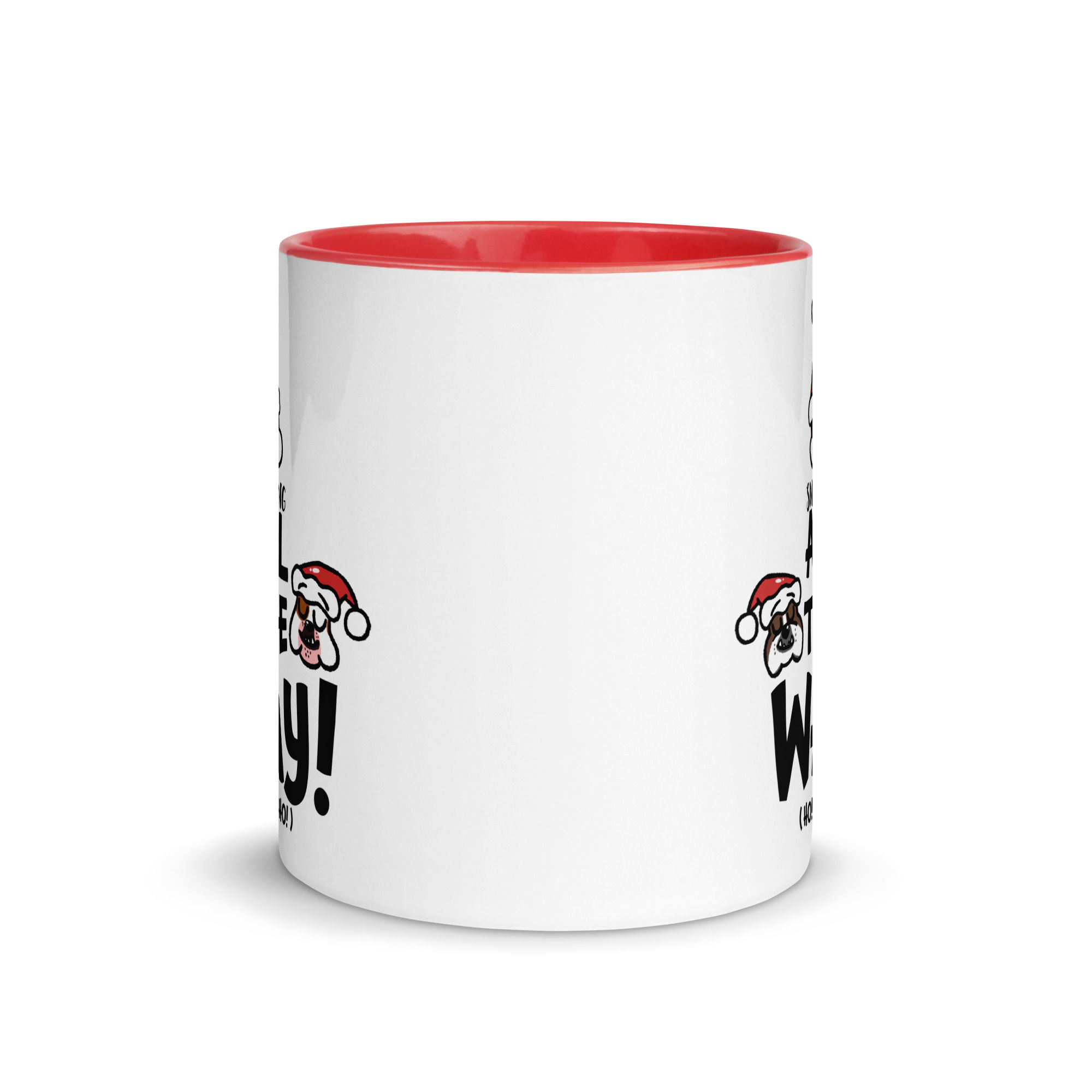 The Bullies That Aren't Bullies Christmas Mug with Color Inside