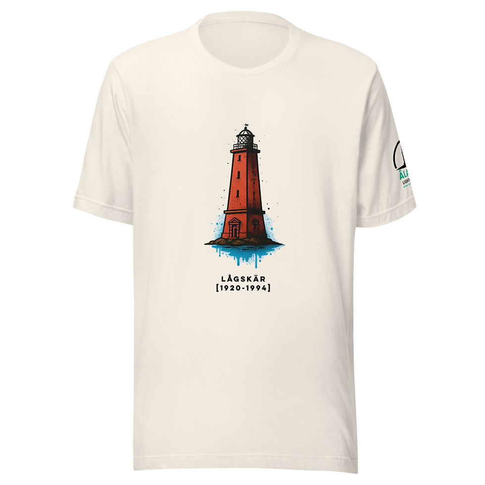 Thumbnail: Lågskär Lighthouse Unisex t-shirt