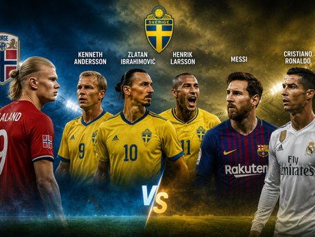 Haaland mot Sverige – och mot världens bästa målskyttar (del 2)