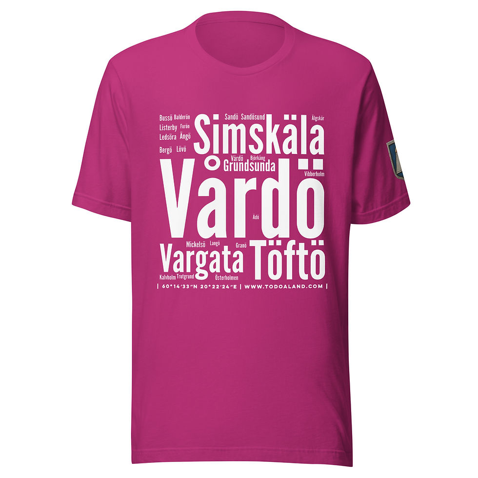 Thumbnail: Vårdö Unisex t-shirt