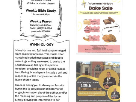 October Grace Gazette