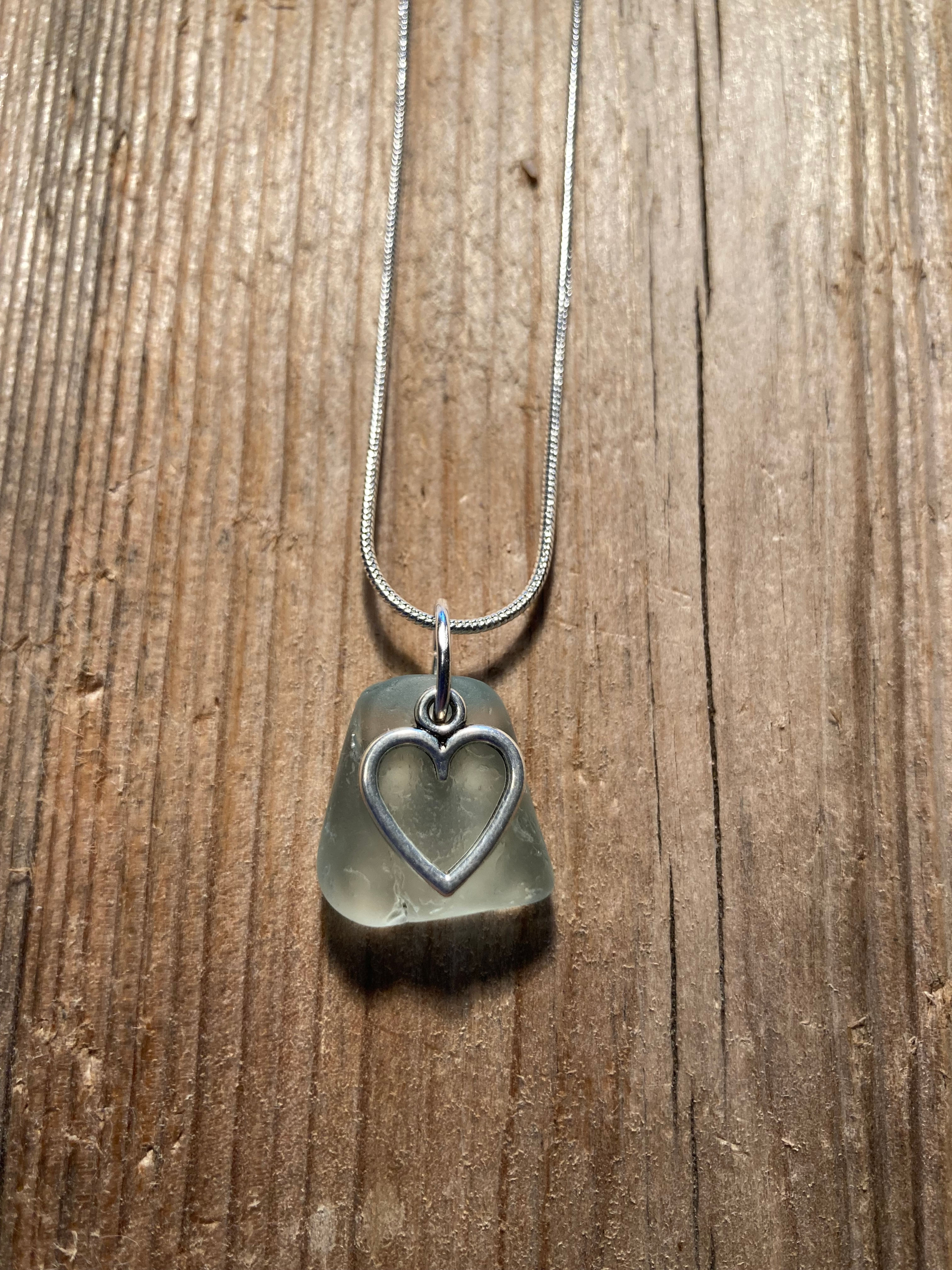 Silver Plated Necklace with Heart - AD26