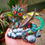 Thumbnail: Galactius - The Galactic Snow and Moon Dragon - Polymerclay OOAK Sculpture