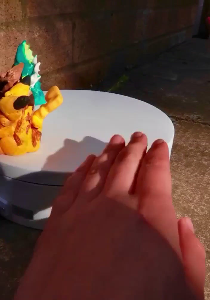 Thumbnail: Pokemon Dragonling 'Vaporeon' Resin and Clay Sculpture