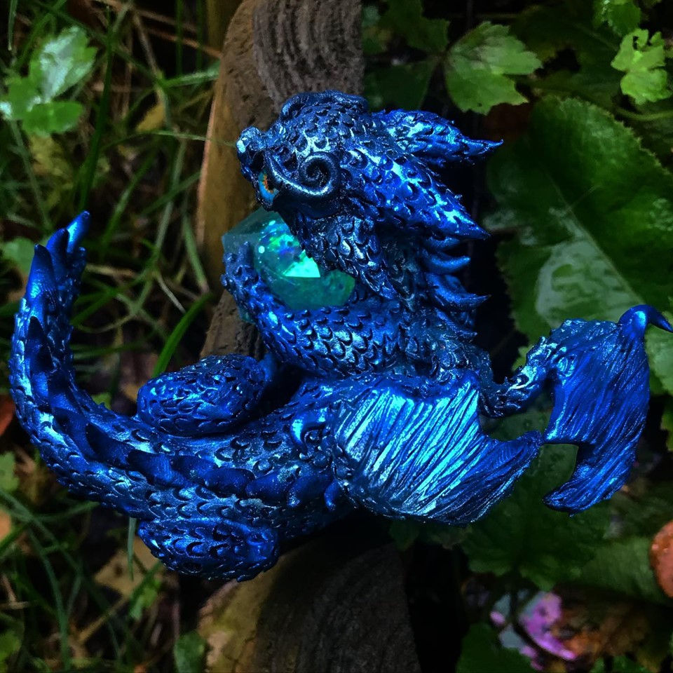 Thumbnail: 'Kyrus' - the blue crystal dragon