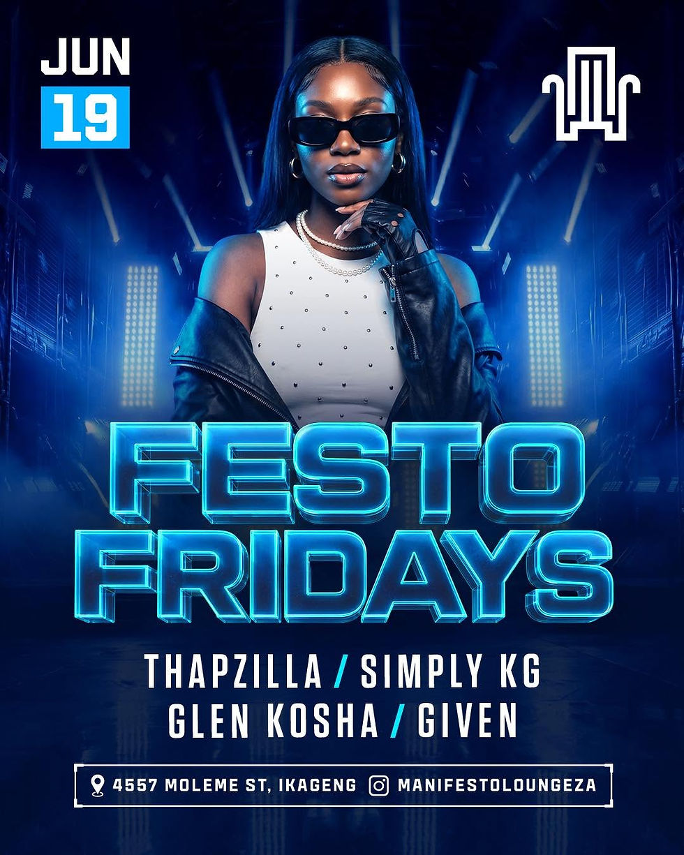 Get Ready for Festo Fridays: The Ultimate Weekend Kickoff at Manifesto Lounge