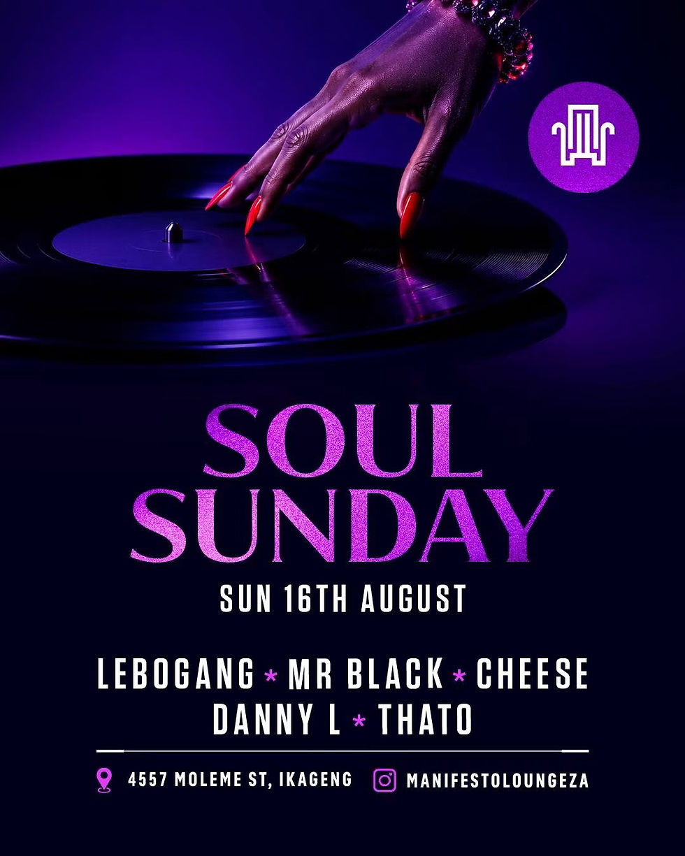 Get Ready to Unwind: "Soul Sunday" Hits Manifesto Lounge This Weekend