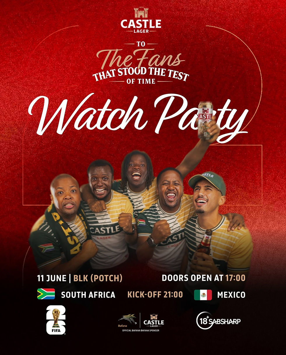 A Toast to Football History: Castle Lager Hosts Ultimate Watch Party in Potchefstroom