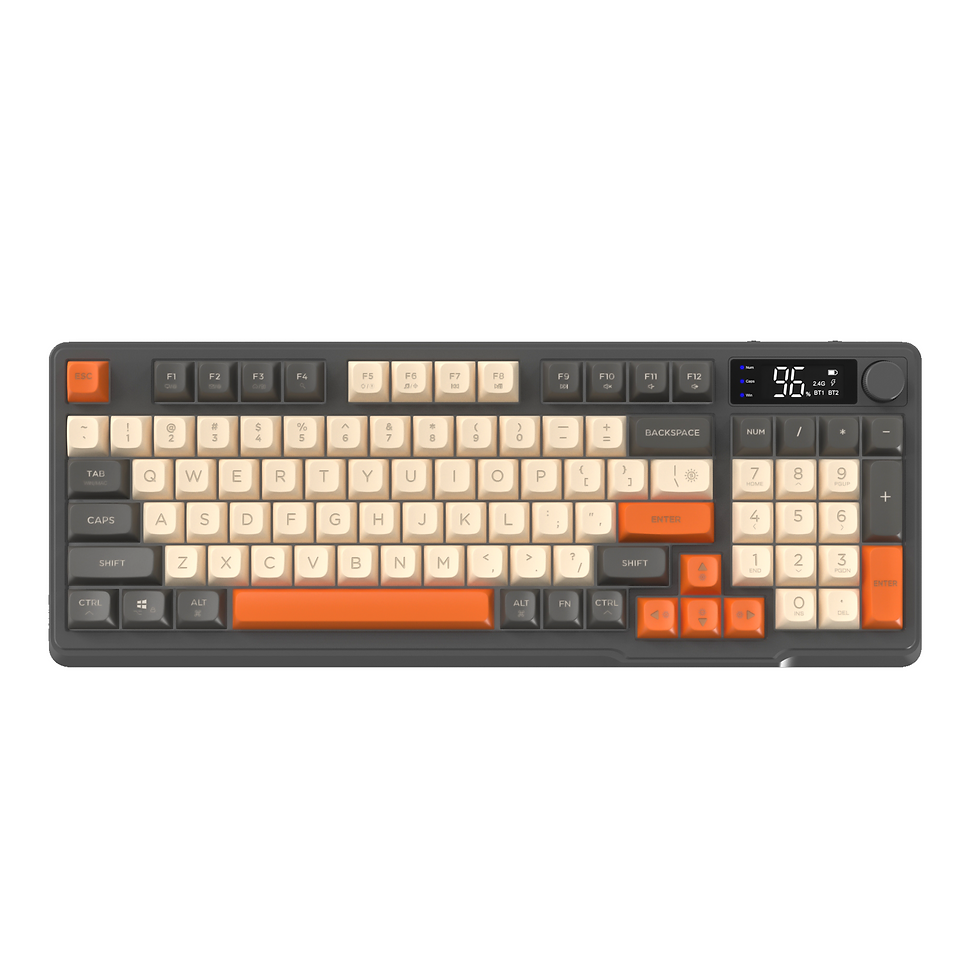Thumbnail: ZIYOU LANG Wireless Gaming Keyboard with Display Screen & Knob