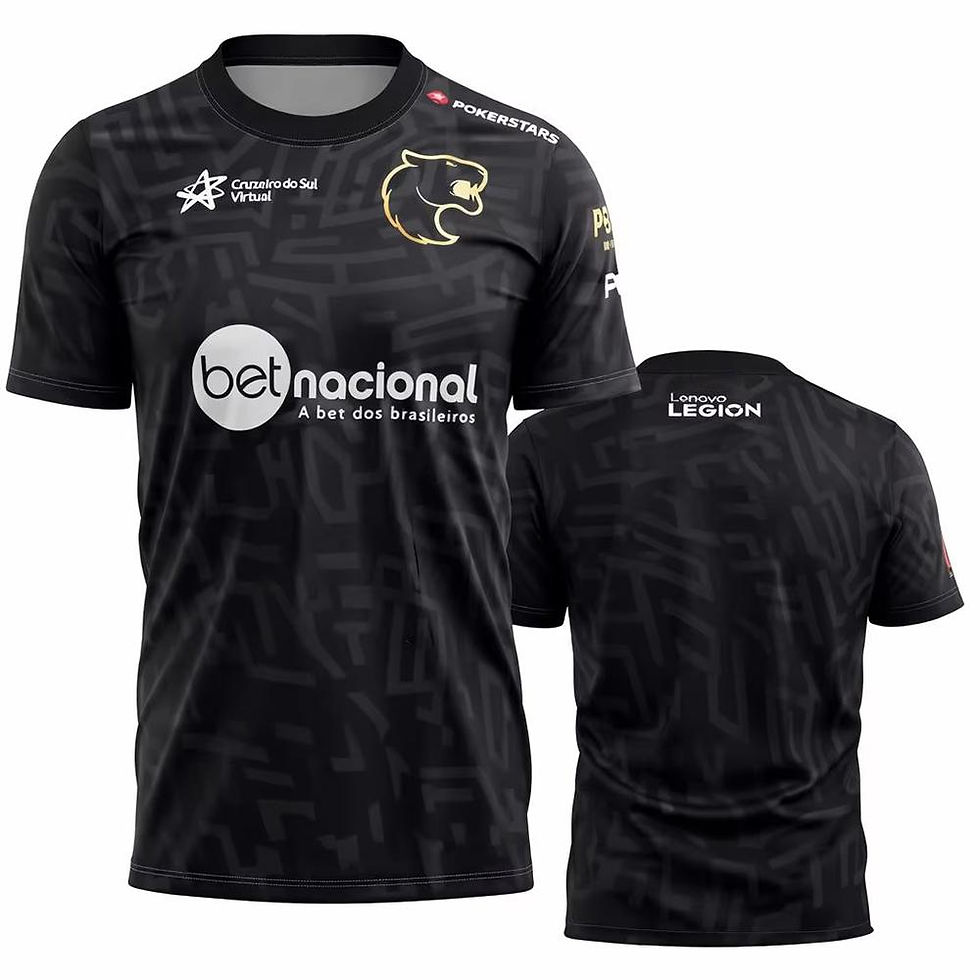 Thumbnail: Men's FURIA ESports Team Jersey CS2 Gaming T-Shirt FalleN Molooy Daily Training 