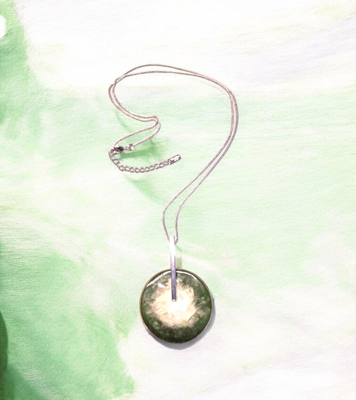 Colar Aromático Galáxia Verde