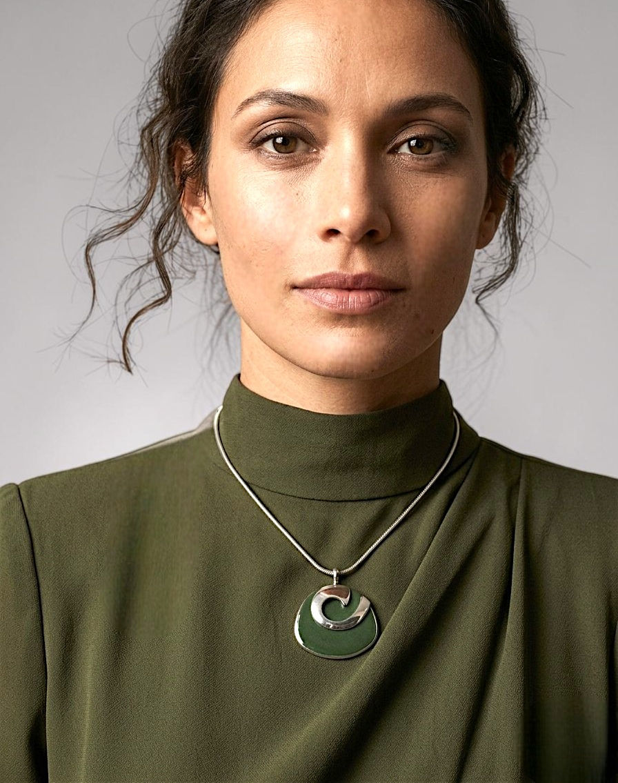 Colar Aromático Giros Verde