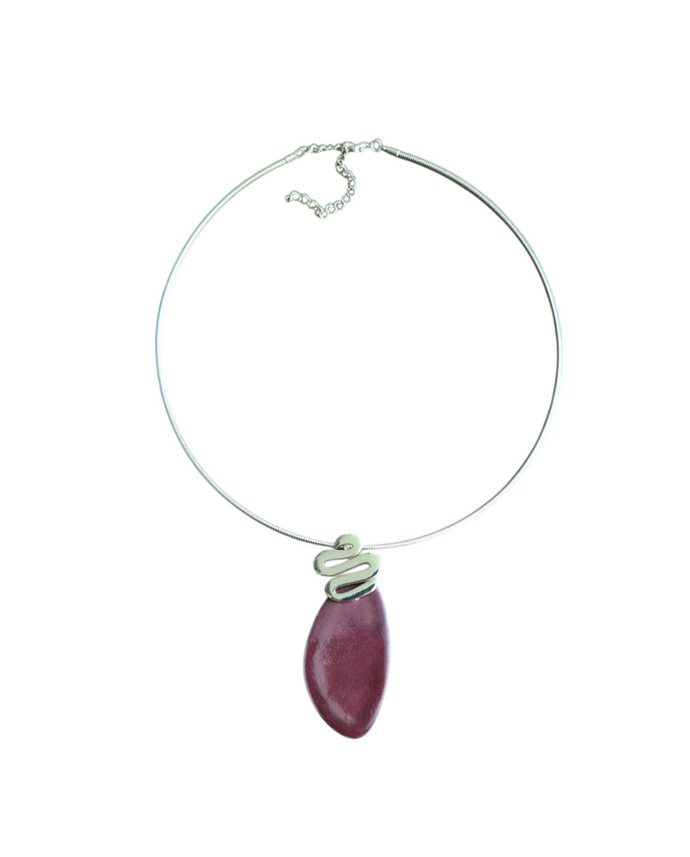 Colar Aromático Curvas Vinho