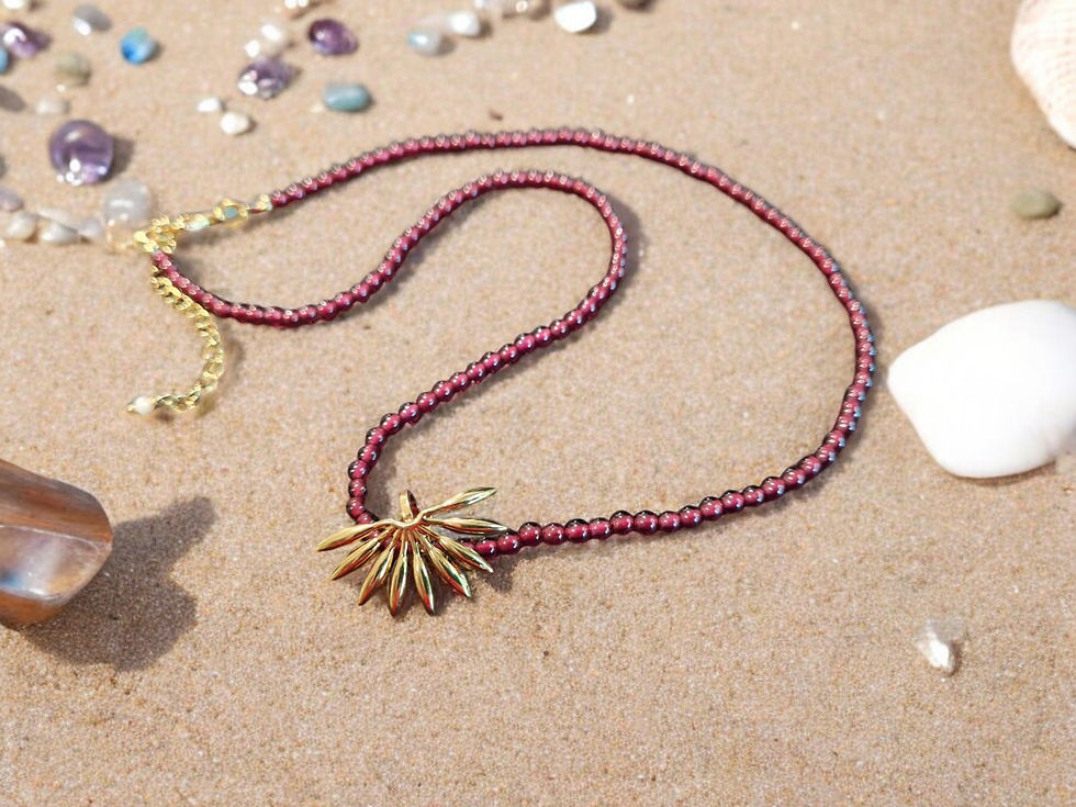 Colar Mini Leque Granada - Praia