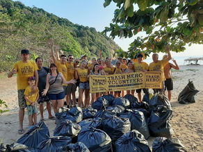 Beach Cleanup In Koh Lanta - Being a Trash Hero!