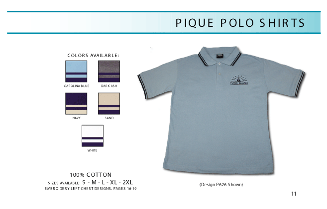 PIQUE POLO SHIRTS