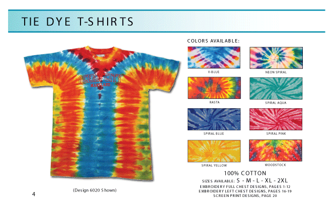 TIE DYE T-SHIRTS