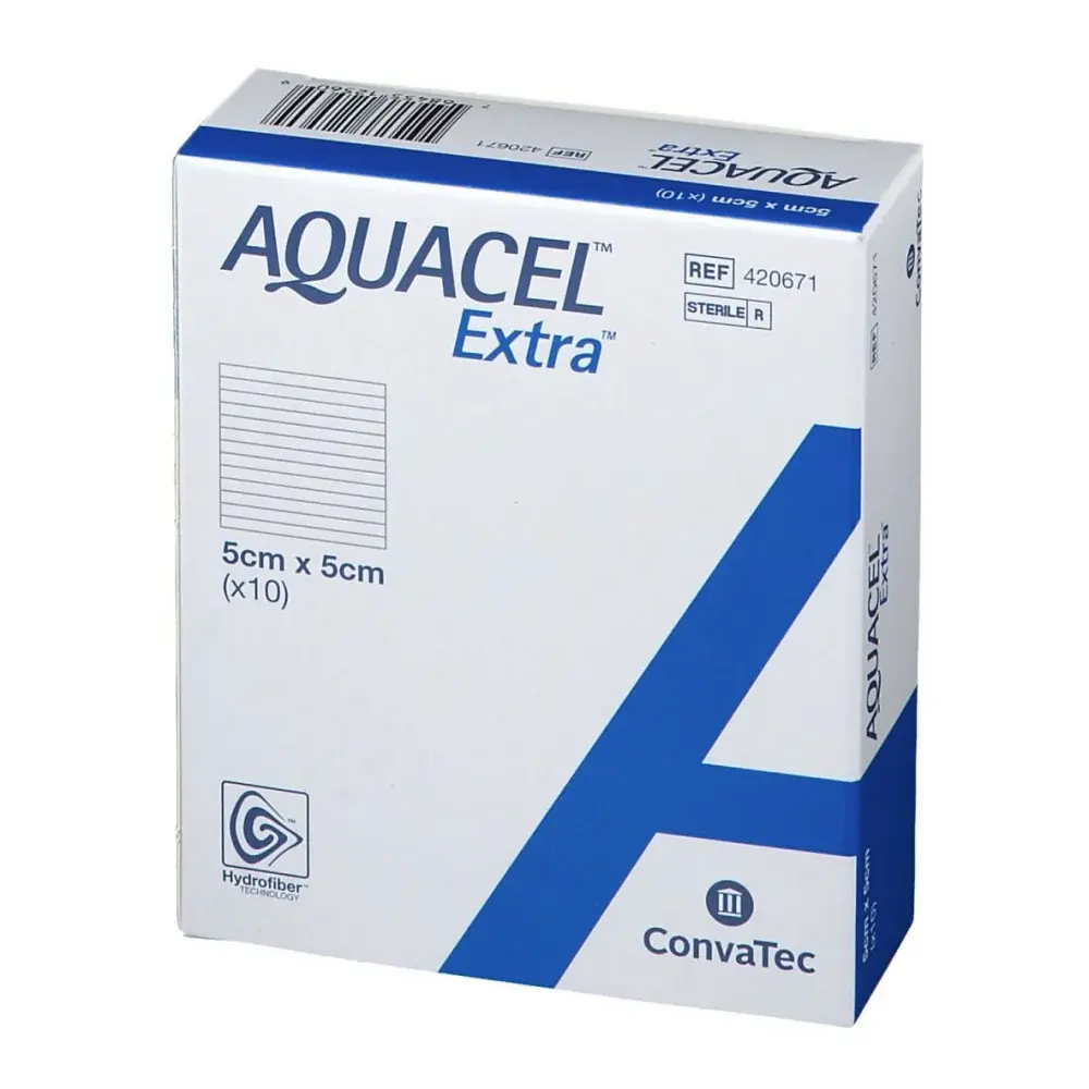 Curativo absorvente AQUACEL Extra 10 x 12cm - CONVATEC
