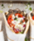 Gyros with mushrooms