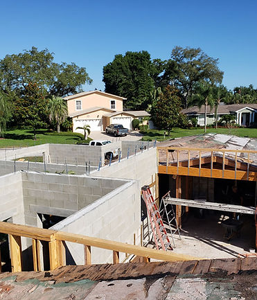 Home addition and structural expansion in Seminole, FL by MAC Development, featuring a new