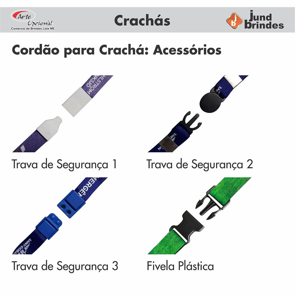 Cordão para Crachá: Acessórios