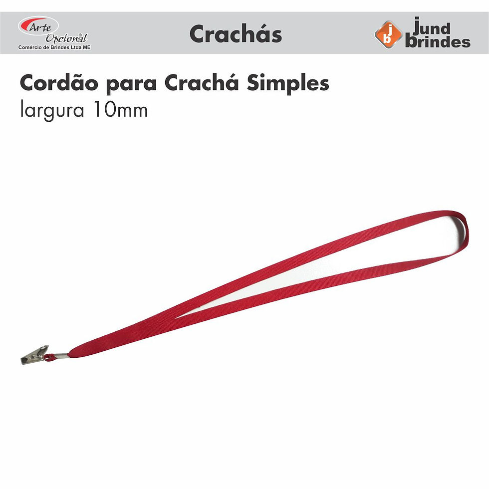 Cordão para Crachá Simples