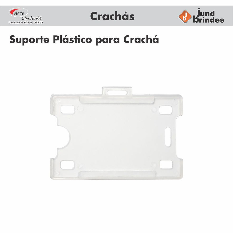 Suporte Plástico para Crachá