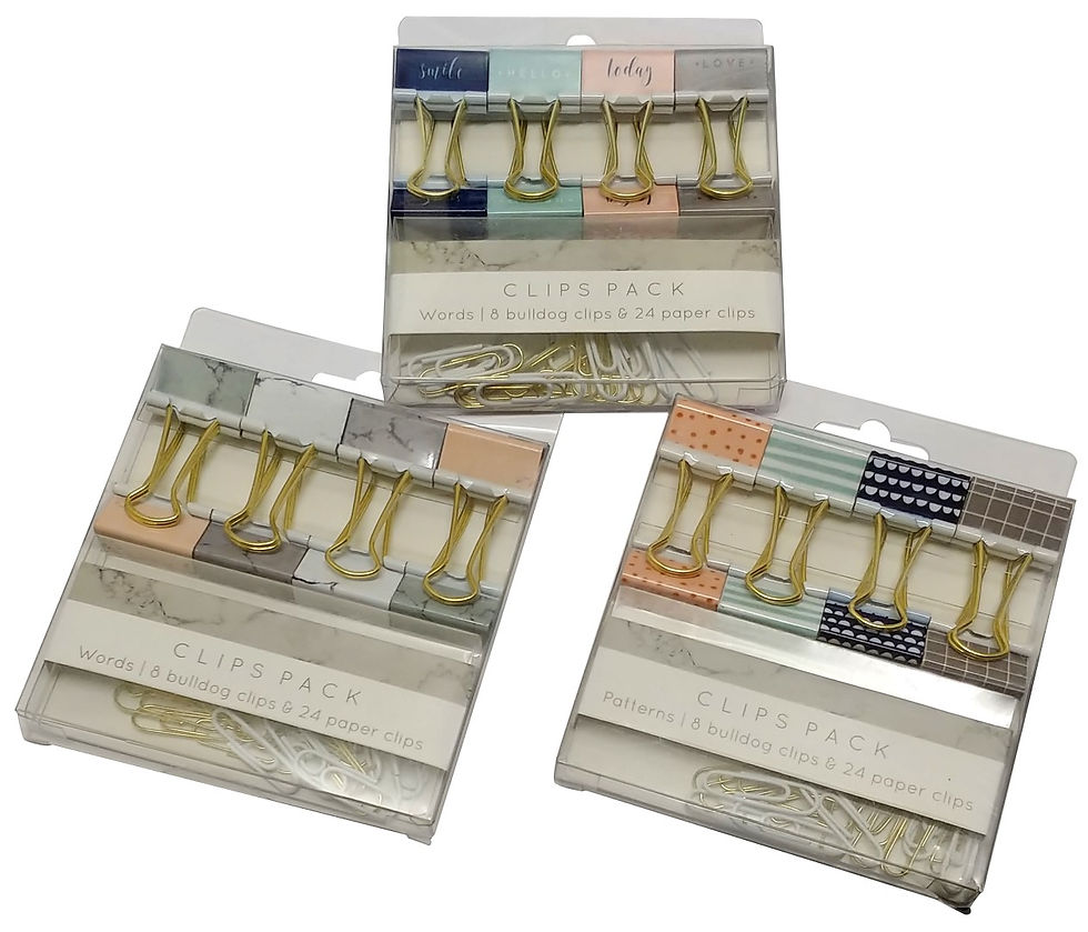 3 Asst. Clips Pack Set