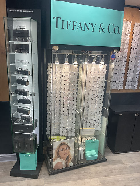 Designer glasses collection in our Ilkeston eyewear boutique