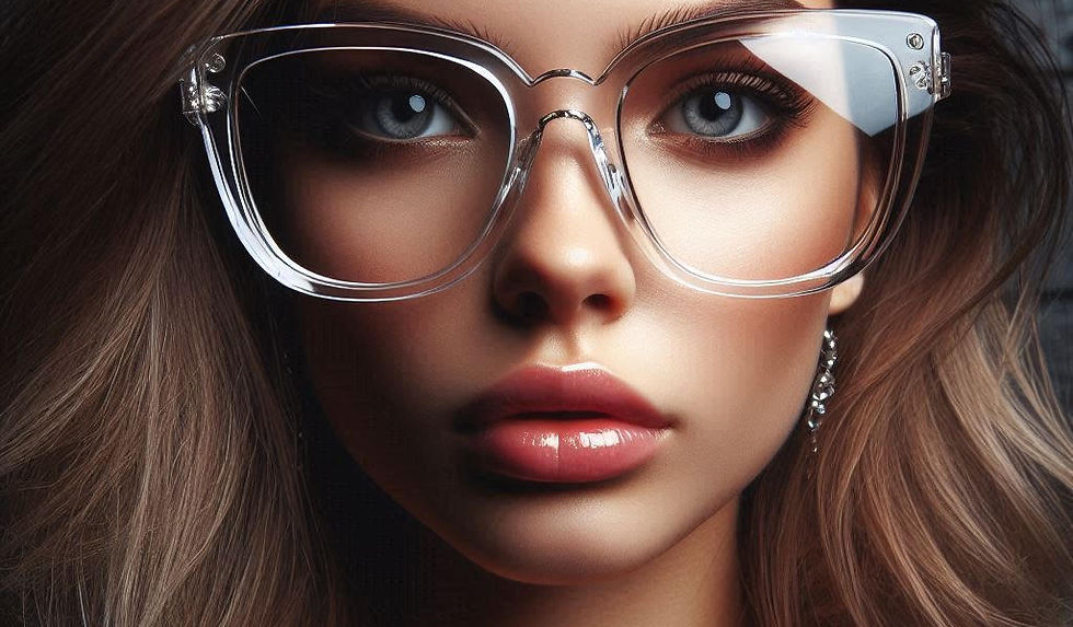 Designer glasses frames reglazed with new prescription glasses lenses