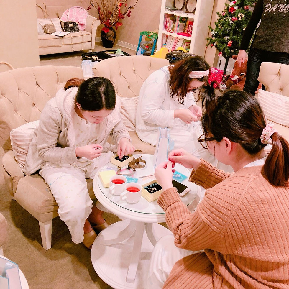 台北市 愛兒家產後護理 柔性小團體課程 療癒手作-母乳手鍊DIY
