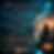 A woman sits on a rocky ledge at sunset, gazing at a glowing path and butterfly. Text about trusting the universe overlays a starry sky.