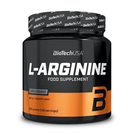 L-Arginine 300g BioTechUSA : acide aminé pur pour booster la congestion, améliorer la circulation et optimiser la performance