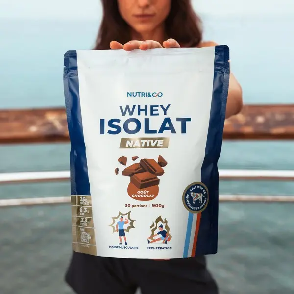 Whey Isolate Native – isolat de protéines lactosérum ultra-concentré (>90 %) pour masse & récupération