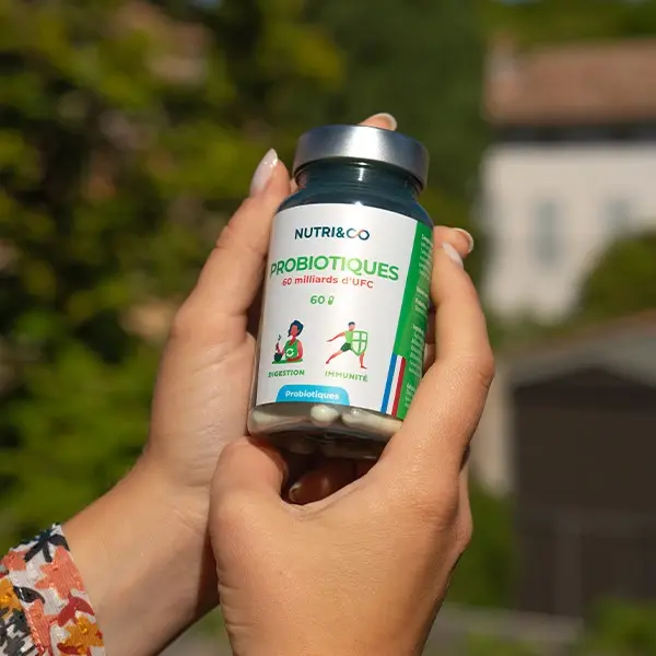 Probiotiques pour la Digestion – 9 souches + prébiotique pour un microbiote équilibré