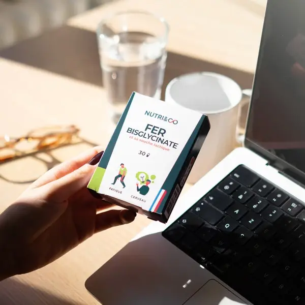 Fer Bisglycinate & Souche Lactique – absorption renforcée pour fatigue, apport ciblé
