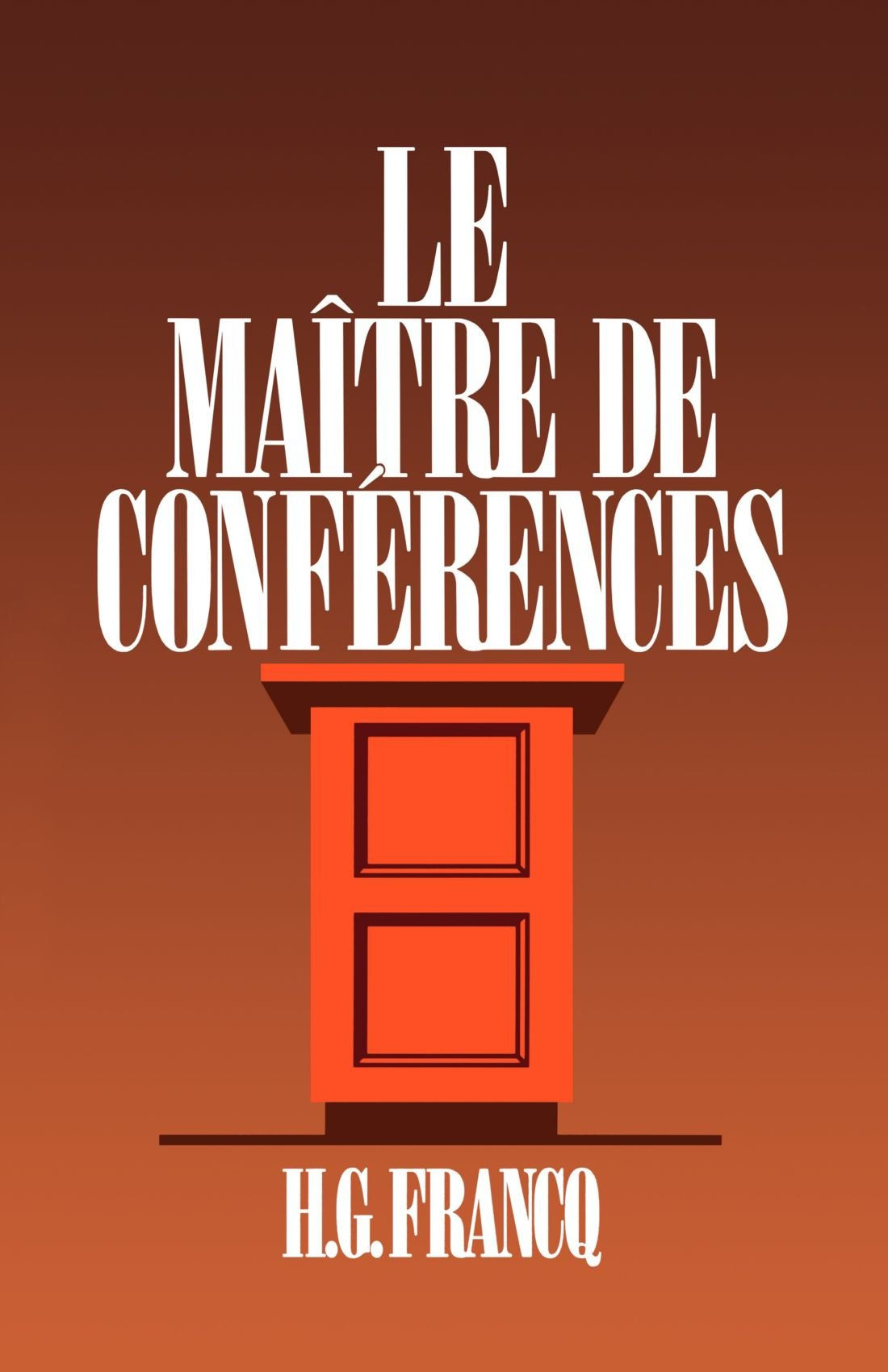 Le maître de conférences